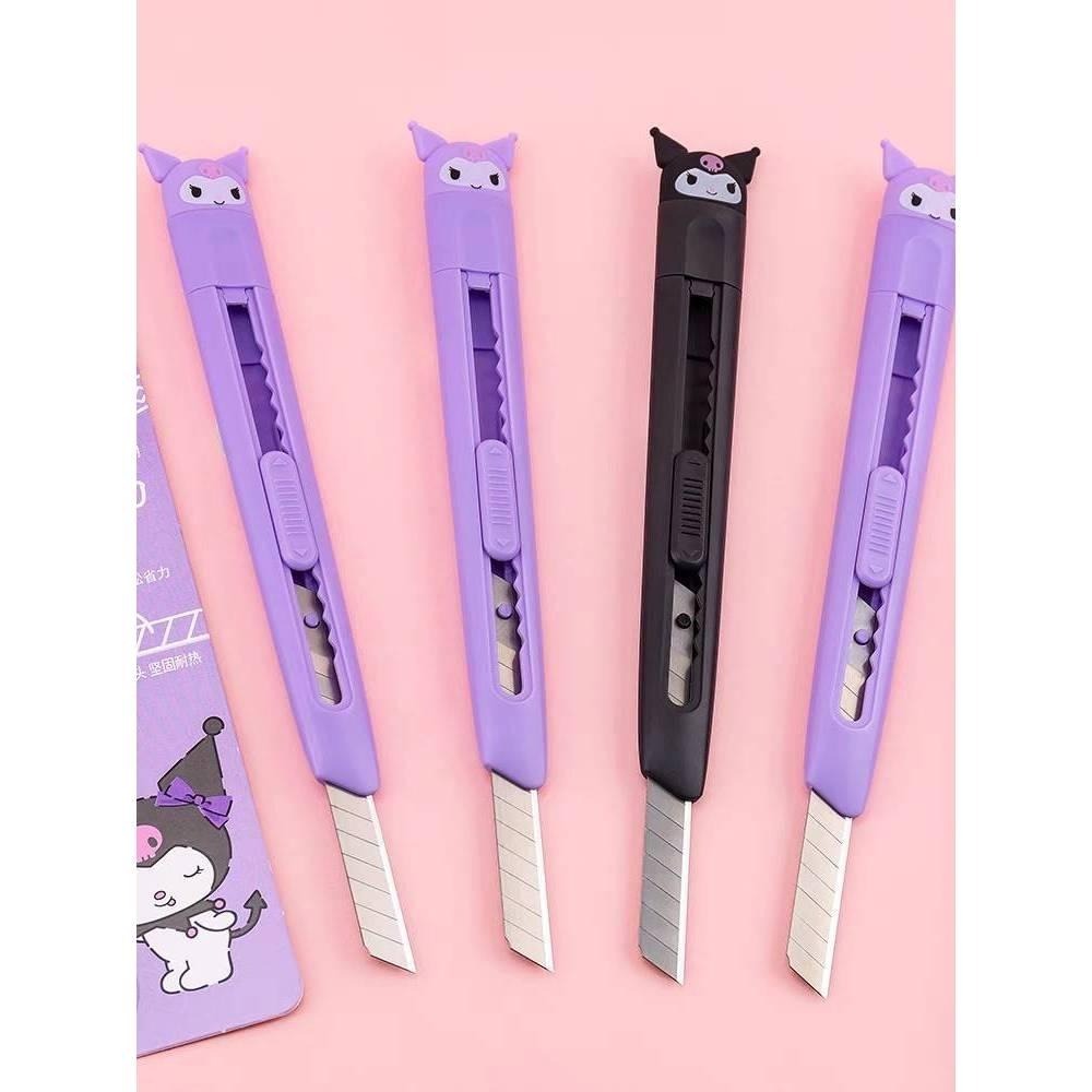 三麗鷗 庫洛米 酷洛米 美工刀 不鏽鋼美工刀 文具 辦公用品-細節圖5