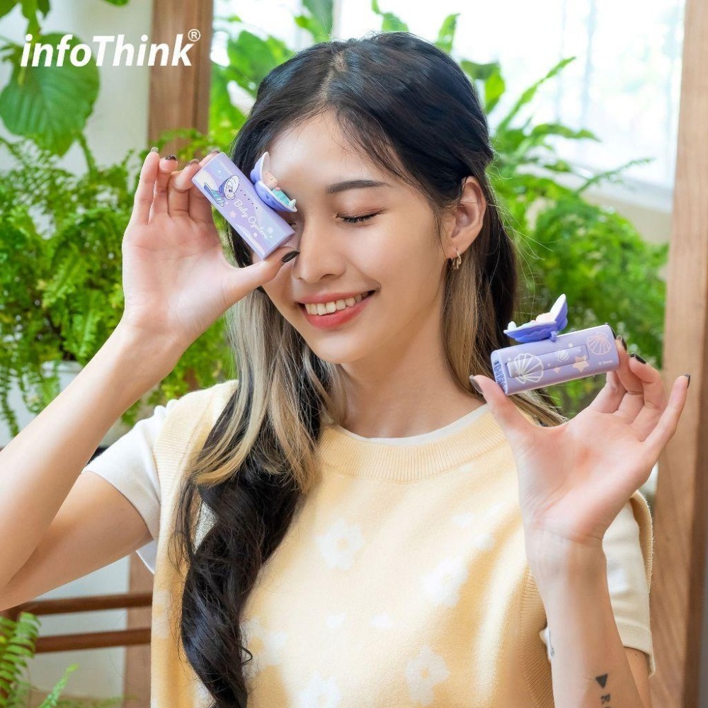 【限時購】 infoThink 訊想科技 迪士尼 小牡蠣 牡蠣寶寶 口袋行動電源 隨身充 口袋充 行動電源 TypeC-細節圖2