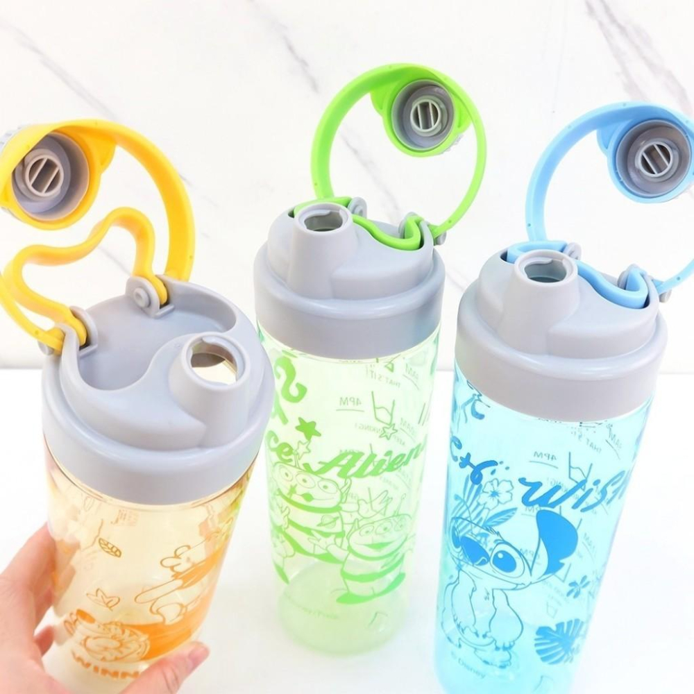 迪士尼 史迪奇 小熊維尼 三眼怪 800ml 涼感運動水壺組 涼感巾+水壺 運動水壺-細節圖3