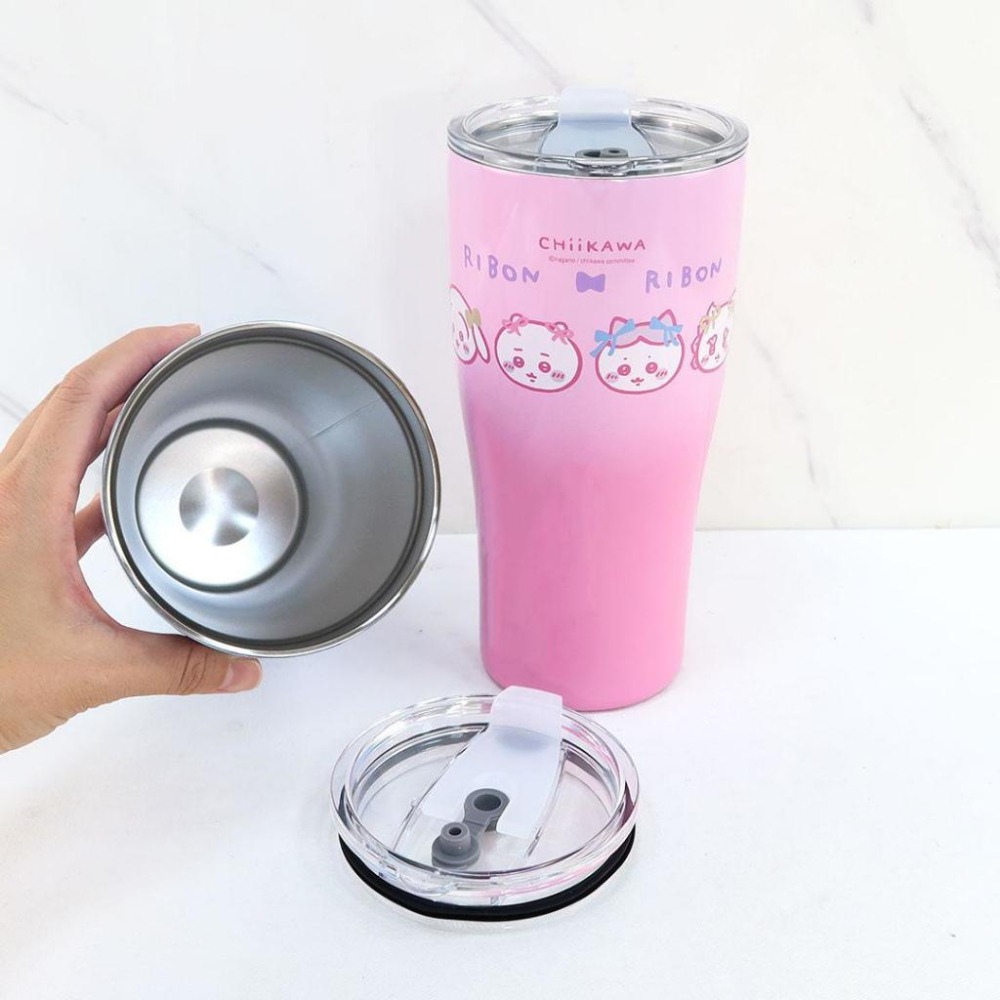 吉伊卡哇 900ml 曲線杯保溫提袋組 冰霸杯+飲料袋 二件組 冰霸杯 保溫杯 保冰杯 保溫袋 900ml-細節圖2