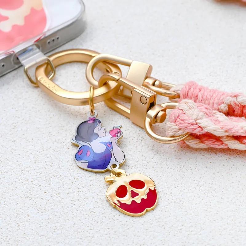 infoThink 訊想科技 迪士尼 白雪公主 手機編織頸掛繩 手機掛繩 公仔吊繩-細節圖2