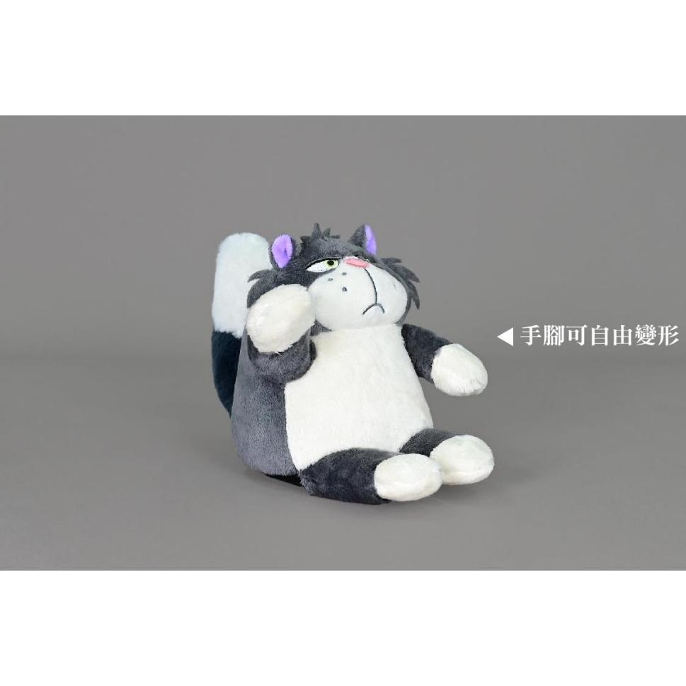 迪士尼 仙履奇緣 魯斯佛 手機支架 手機架 娃娃 絨毛娃娃-細節圖3