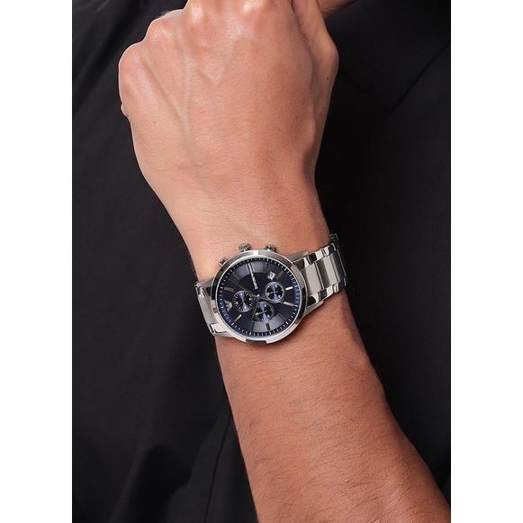 Emporio Armani 亞曼尼 碗錶 手錶 AR11164 男錶 女錶 43mm 三眼計時-細節圖3