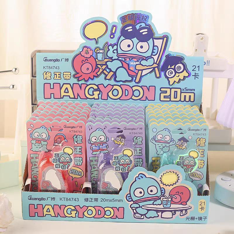 三麗鷗 人魚漢頓 醜魚 光柵鏡子修正帶 修正帶 文具 修正用品-細節圖4