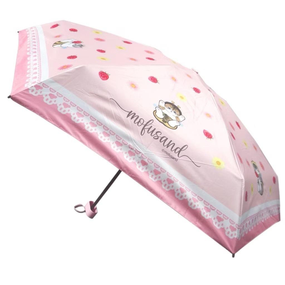 mofusand 貓福珊迪 貓咪 防曬口袋傘 雨傘 陽傘 口袋傘-細節圖2