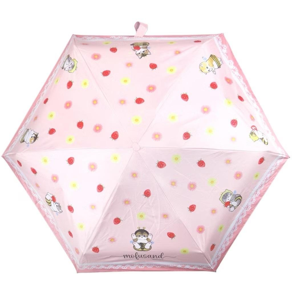 mofusand 貓福珊迪 貓咪 防曬口袋傘 雨傘 陽傘 口袋傘-細節圖4
