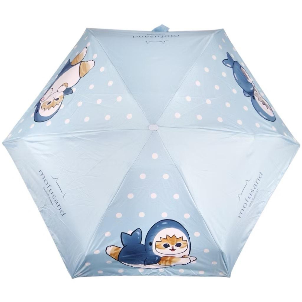 mofusand 貓福珊迪 貓咪 防曬口袋傘 雨傘 陽傘 口袋傘-細節圖5