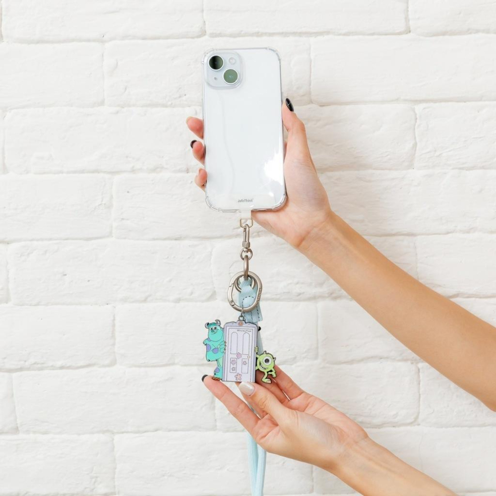 infoThink 訊想科技 怪獸電力公司 怪獸大學 大眼怪 毛怪 手機吊飾頸掛繩 手機掛繩 公仔吊繩-細節圖4