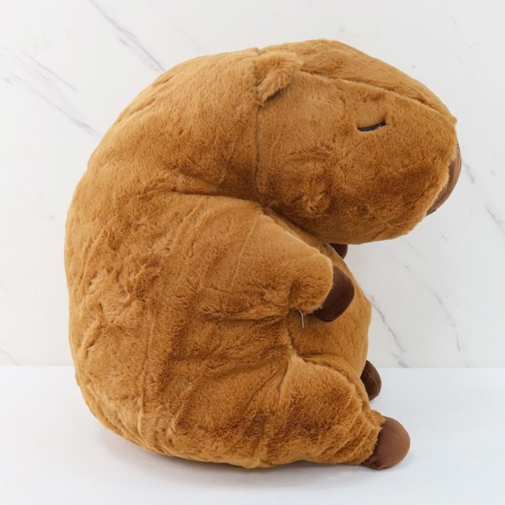 卡皮巴拉 卡皮巴啦 絨毛娃娃 抱枕 玩偶 水豚君 水豚 吊飾 手環娃娃 拍拍尺 烏龜-細節圖2