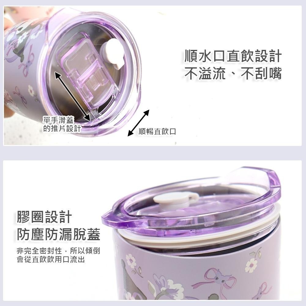 三麗鷗 Hello Kitty 庫洛米 酷洛米 大耳狗 900ml 不鏽鋼真空酷樂杯 冰霸杯 冰壩杯-細節圖6