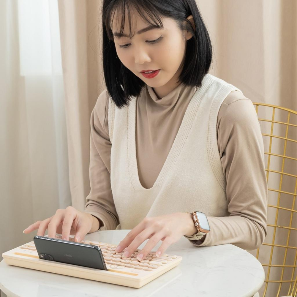 infoThink 訊想科技 迪士尼 奇奇蒂蒂 藍牙無線鍵盤 藍牙鍵盤 無線 鍵盤-細節圖2