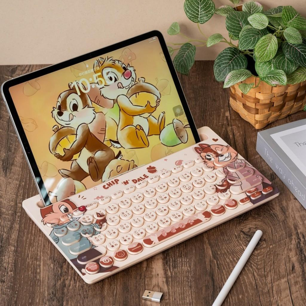 infoThink 訊想科技 迪士尼 奇奇蒂蒂 藍牙無線鍵盤 藍牙鍵盤 無線 鍵盤-細節圖3