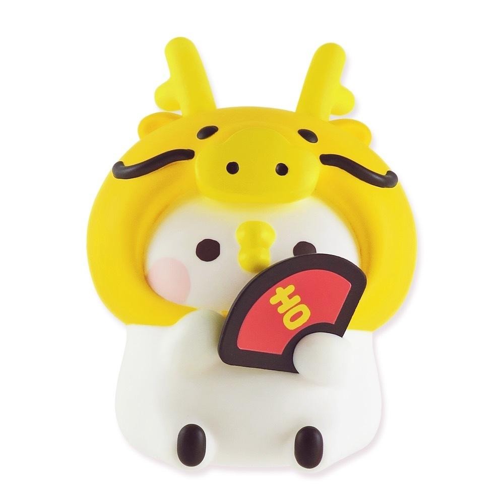 Kanahei＇s 卡娜赫拉的小動物 卡娜赫拉 P助 粉紅兔兔 造型存錢筒-龍年 存錢筒 擺飾 公仔 擺件-細節圖6