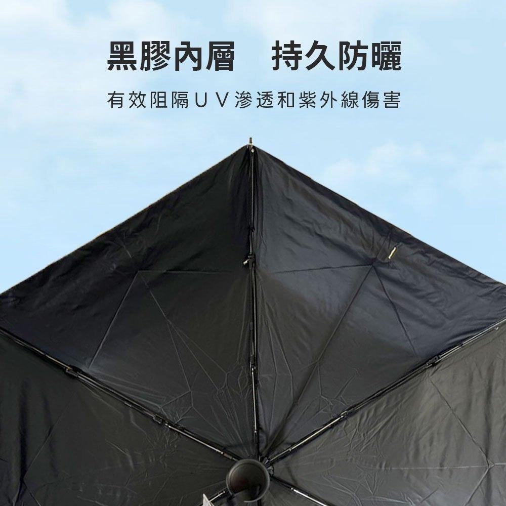 迪士尼 米奇 史迪奇 小熊維尼 晴雨兩用三折傘 手動傘 防曬傘 陽傘 雨傘-細節圖3