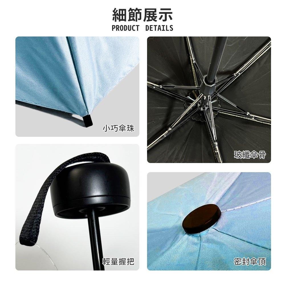 迪士尼 米奇 史迪奇 小熊維尼 晴雨兩用三折傘 手動傘 防曬傘 陽傘 雨傘-細節圖5
