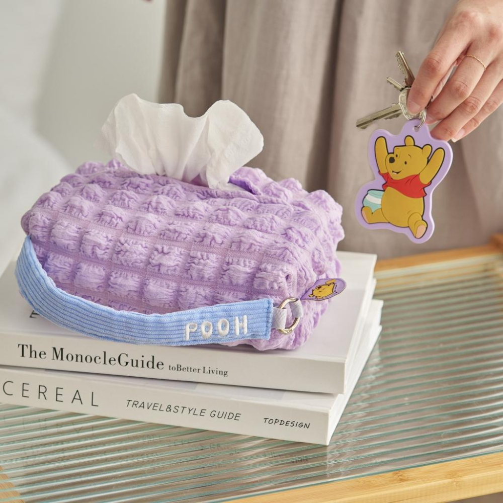 迪士尼 米奇 史迪奇 小熊維尼 萌趣造型吊飾面紙掛袋 面紙套 面紙袋 面紙掛袋-細節圖2