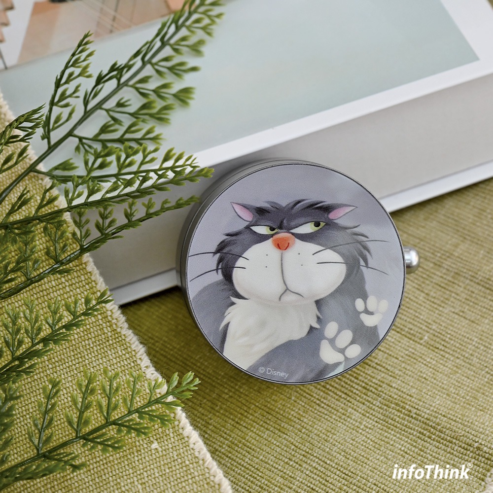 infoThink 訊想科技 迪士尼 魯斯佛 貓咪 360度 摺疊磁吸手機支架 手機架 手機支架 磁吸支架-細節圖2