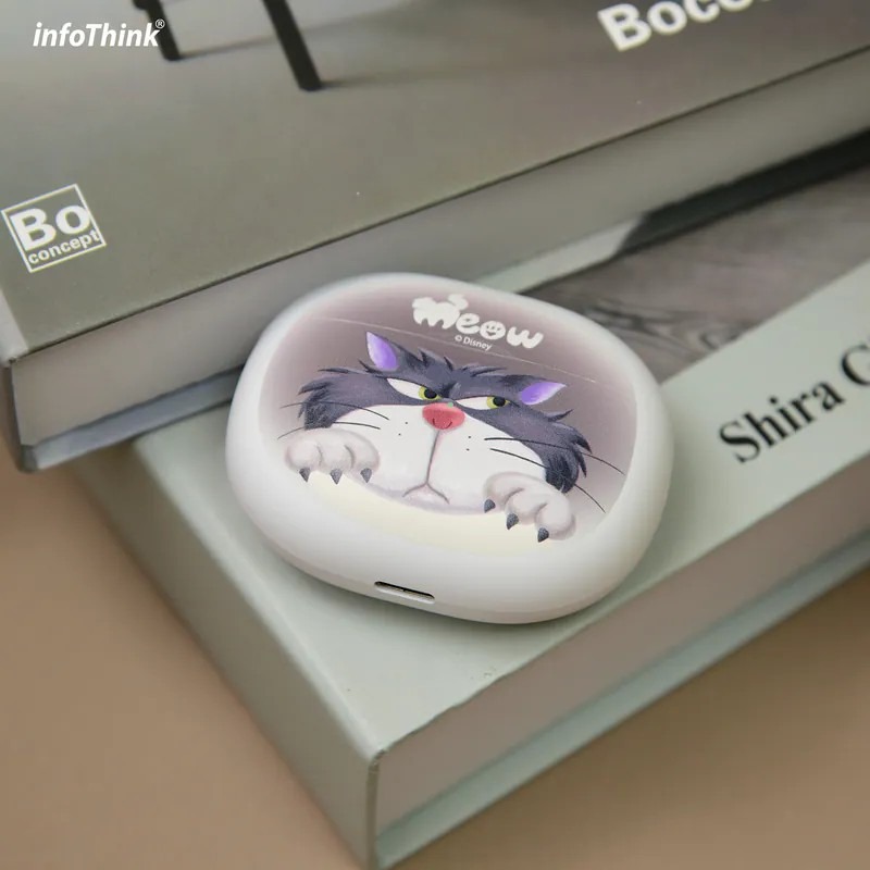 infoThink 訊想科技 迪士尼 仙履奇緣 魯斯佛 貓咪 無線藍牙耳機 藍芽耳機 耳機-細節圖5