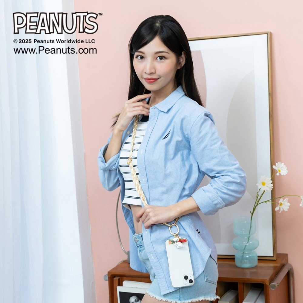 【限時購】infoThink 訊想科技 史努比 飛行 手機編織頸掛繩 手機掛繩 公仔吊繩-細節圖3