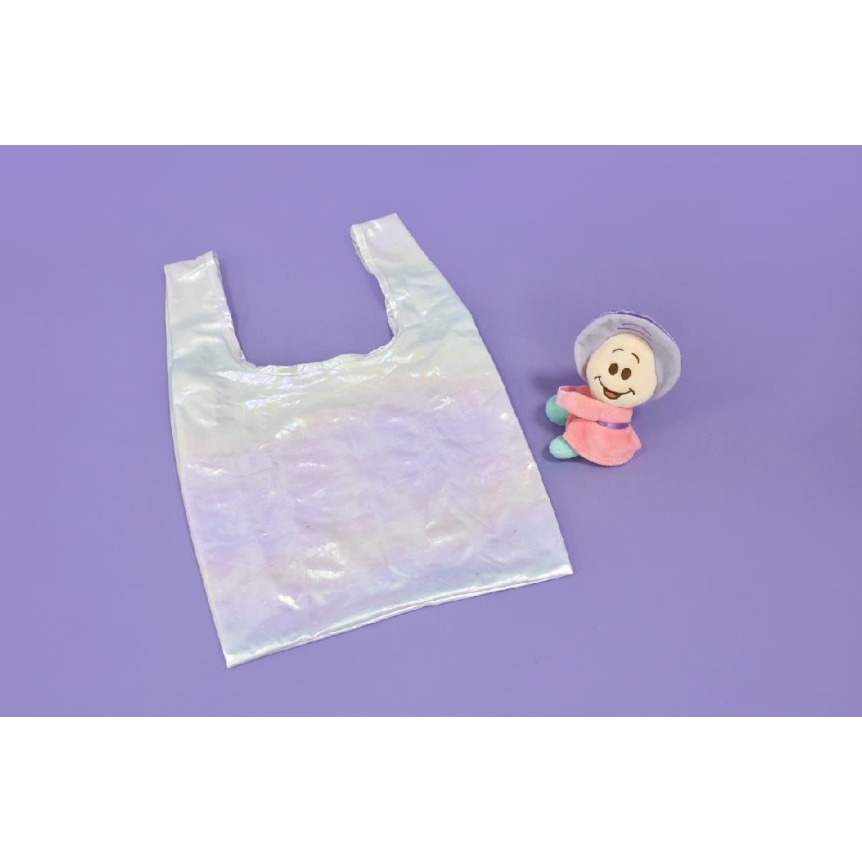 迪士尼 牡蠣寶寶 購物袋 環保袋 環保購物袋 手提袋 娃娃 玩偶 絨毛娃娃-細節圖2