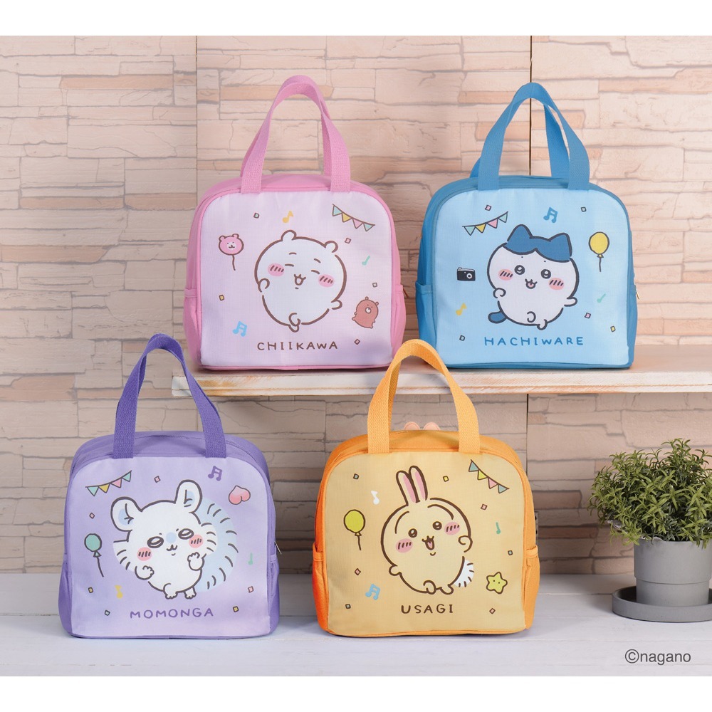 吉伊卡哇 小八 烏薩奇 小桃 造型保冷暖大餐袋 保溫便當袋 餐袋 手提袋 便當袋 午餐袋-細節圖2