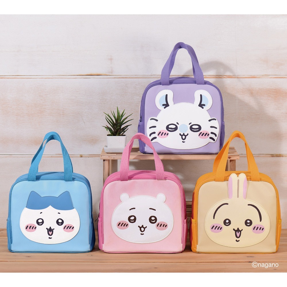 吉伊卡哇 小八 烏薩奇 小桃 造型保冷暖大餐袋 保溫便當袋 餐袋 手提袋 便當袋 午餐袋-細節圖3