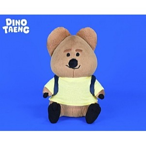 【限時購】Dinotaeng 短尾矮袋鼠 抱心款 學院款 12吋 娃娃 玩偶 絨毛娃娃 Bobo Quokka-規格圖1