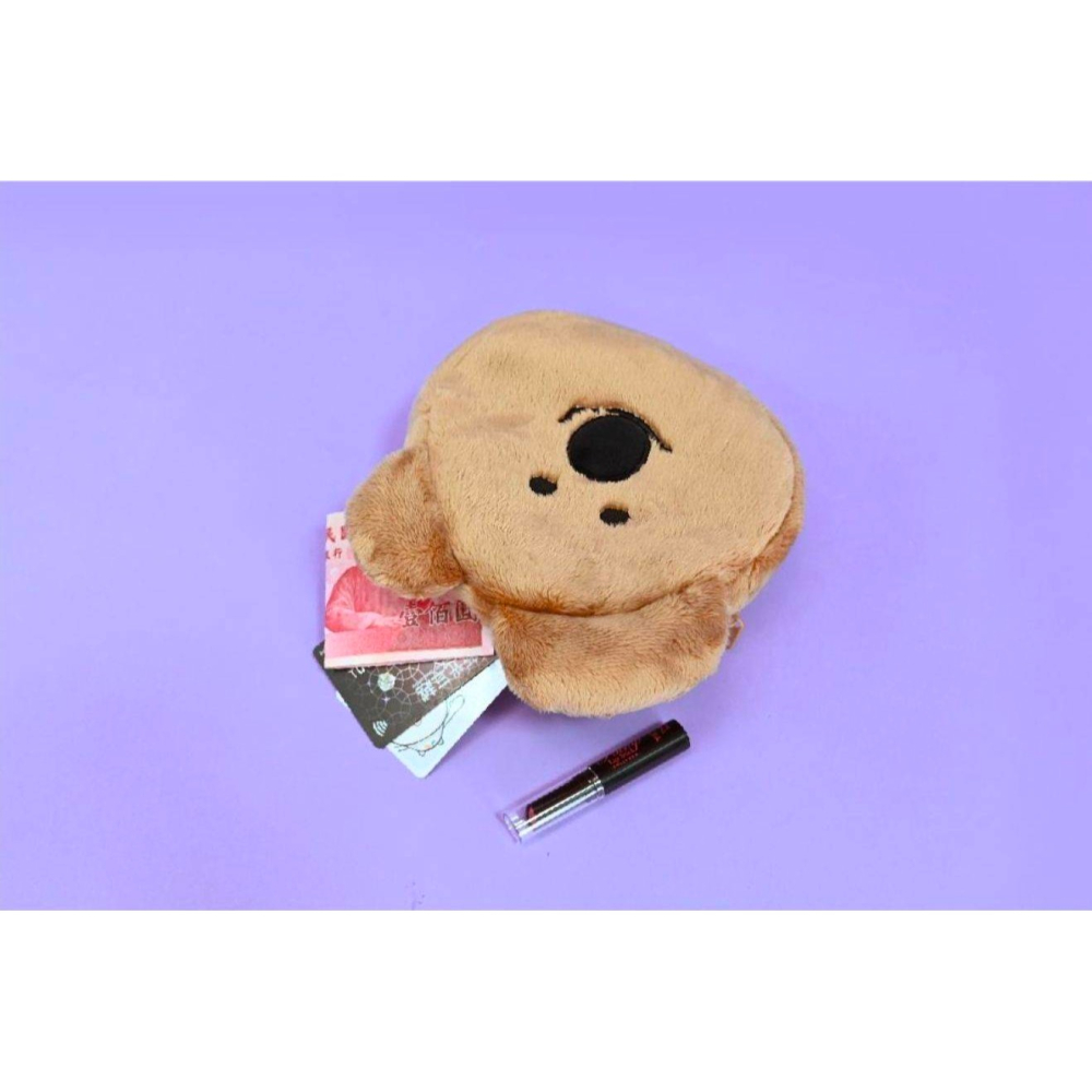 Dinotaeng 短尾袋鼠 頭型包包 6吋 Bobo Quokka 化妝包 收納包-細節圖2