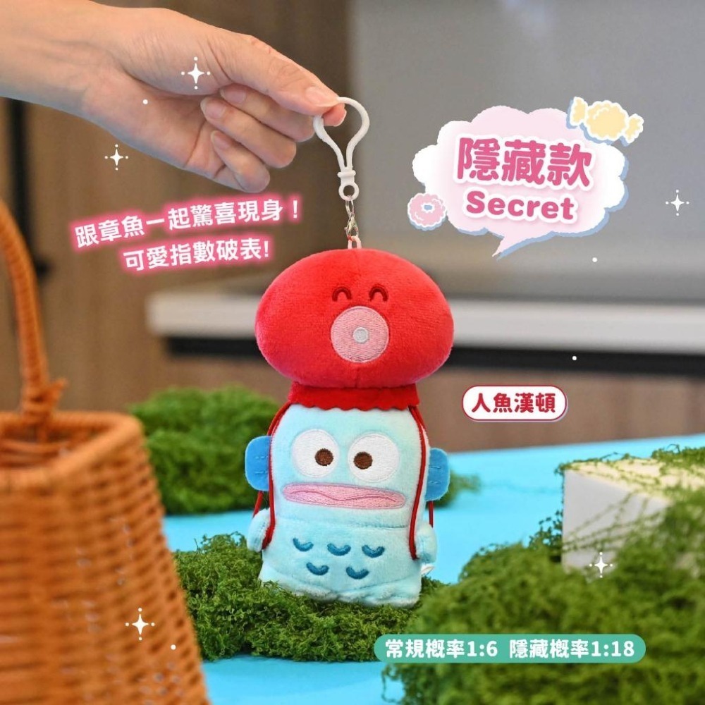 【限時購】三麗鷗 降落傘系列 毛絨掛件盲盒 盲盒 盲抽 盒玩 娃娃 布丁狗 Kitty 大耳狗 帕恰狗 美樂蒂 酷洛米-細節圖2