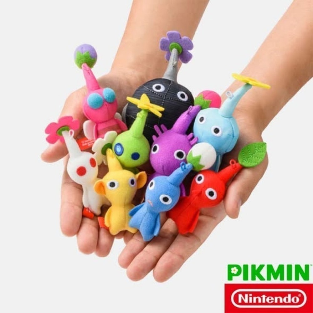 【限時購】【Nintendo 任天堂】日貨 任天堂 皮克敏娃娃 皮克敏吊飾 鑰匙圈-細節圖4