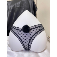 【任選三件只要$599】FU0014 可愛兔兔絨球蕾絲丁字褲（絨球可拆）