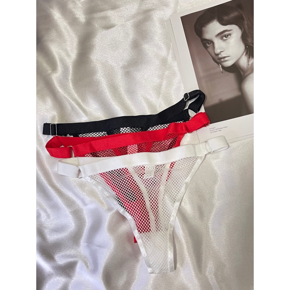 【任選三件只要$599】FU0013 美式可調節網格丁字褲（可到XL）-細節圖2