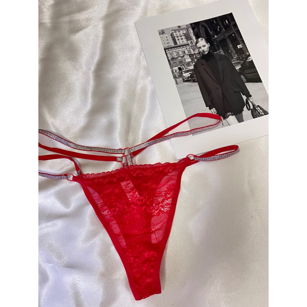 【任選三件只要$599】FU0020 閃鑽細腰間帶丁字褲-細節圖3