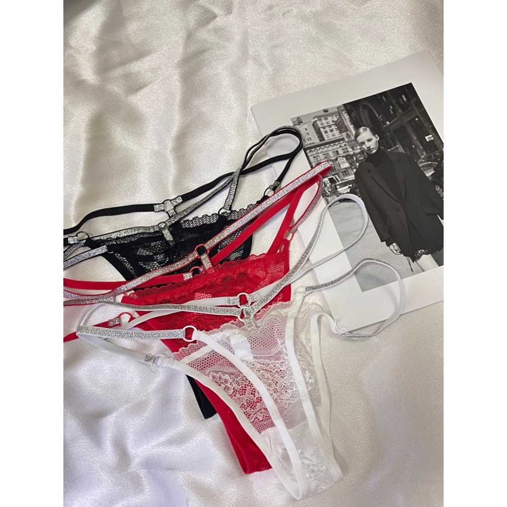 【任選三件只要$599】FU0020 閃鑽細腰間帶丁字褲-細節圖5