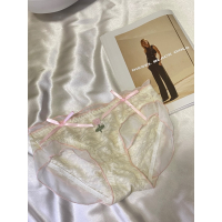 【任選三件只要$599】FU0016 可愛蝴蝶結蕾絲荷葉邊內褲