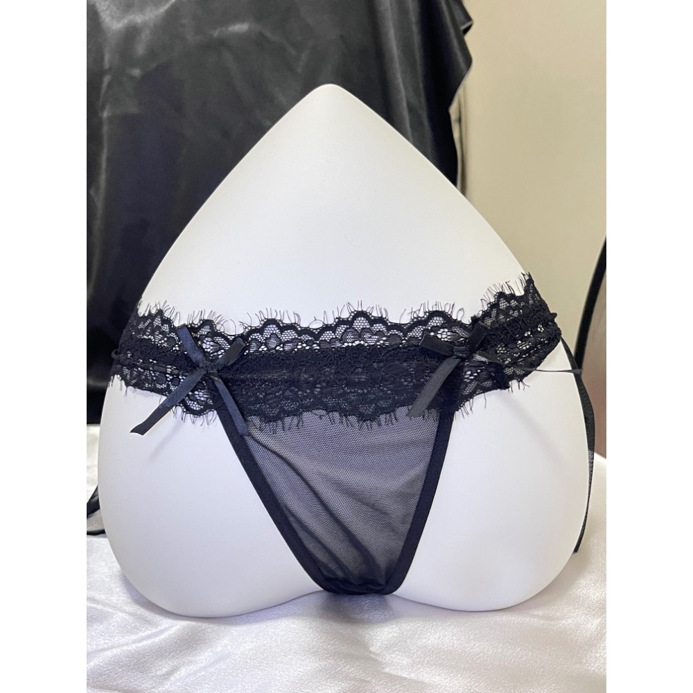 【任選三件只要$599】FU0023 法式網紗裙擺蕾絲丁字褲-細節圖5