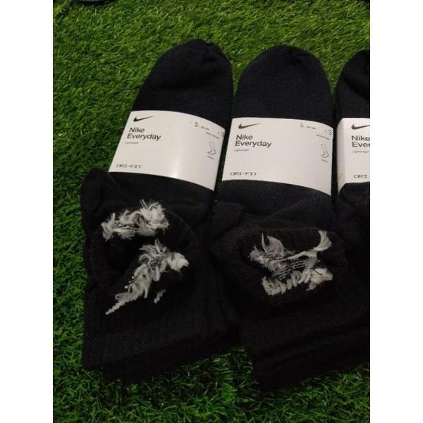 Nike 基本款 Logo 運動襪 低筒 踝襪 襪子 薄底 三雙一組 白 SX7677-100 黑 SX7677-010-細節圖3