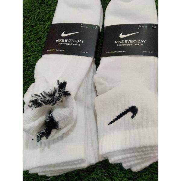 Nike 基本款 Logo 運動襪 低筒 踝襪 襪子 薄底 三雙一組 白 SX7677-100 黑 SX7677-010-細節圖4