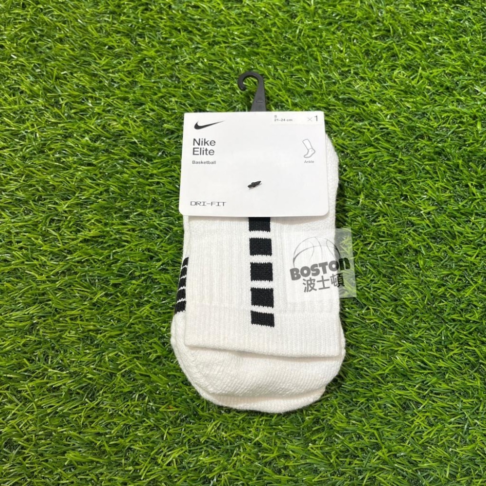 現貨 NIKE ELITE MID 襪子 菁英襪 籃球襪 低筒襪 緩震 排汗 抗臭 SX7625 白 100 黑 013-細節圖2
