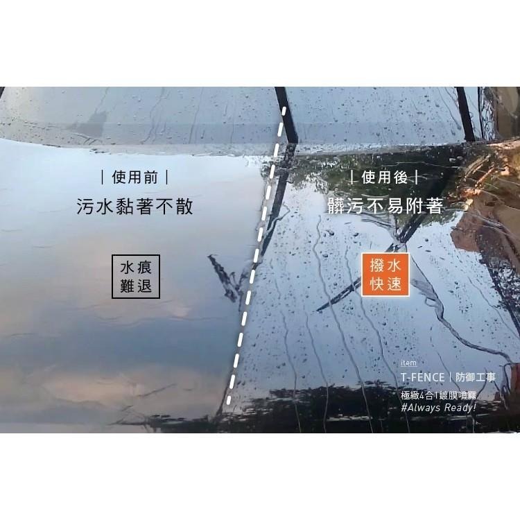 現貨秒出🥳 防禦工事 極緻4合1鍍膜噴霧 玻璃＆全車適用(250ml) TFDETP250 定價580-細節圖2