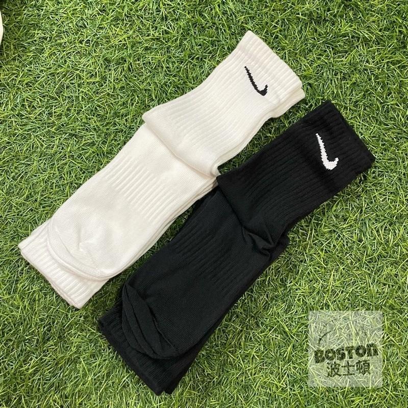 NIKE 現貨 台灣公司貨 NIKE長襪 勾勾長襪 運動 中筒襪 襪子 薄底 3雙一組 白SX7676 100 黑010-細節圖8