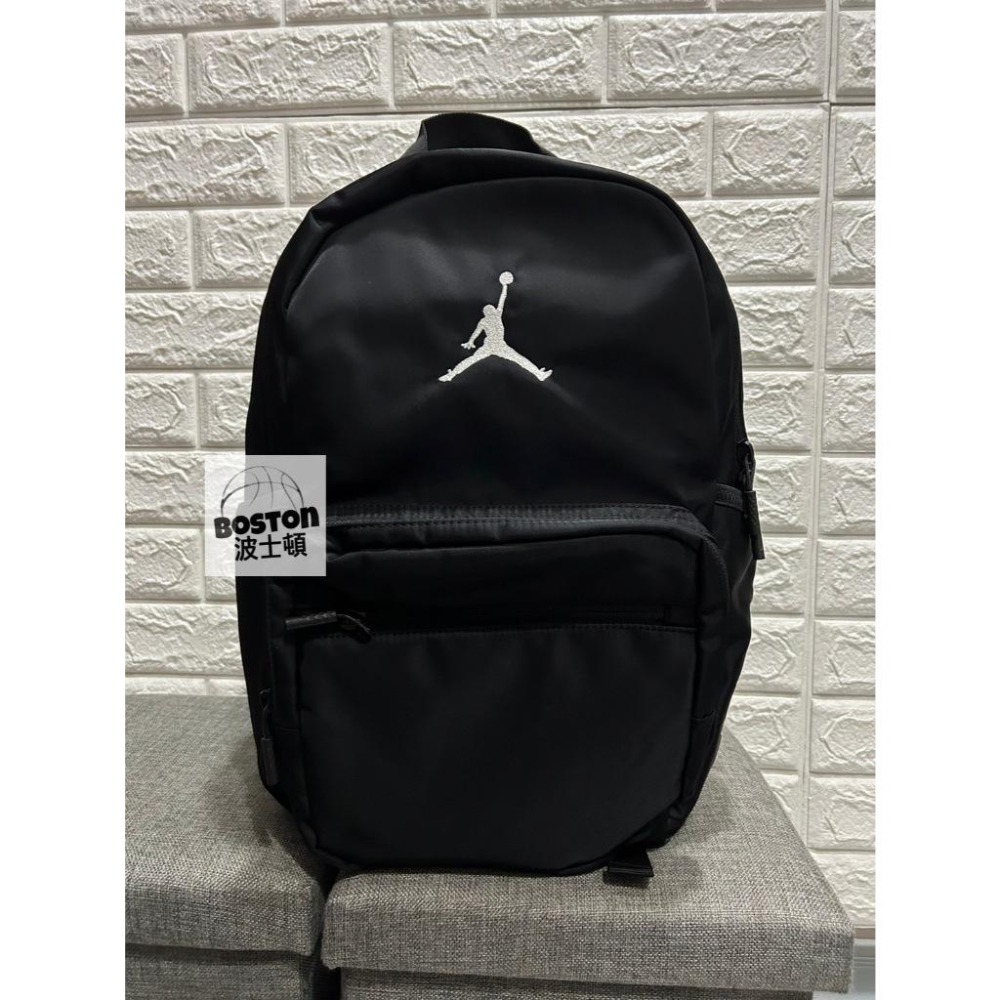 Jordan 喬丹 書包 背包 後背包 筆電包 運動包 雙肩包 筆電13＂ IB8467 黑 010 卡其 240-細節圖2