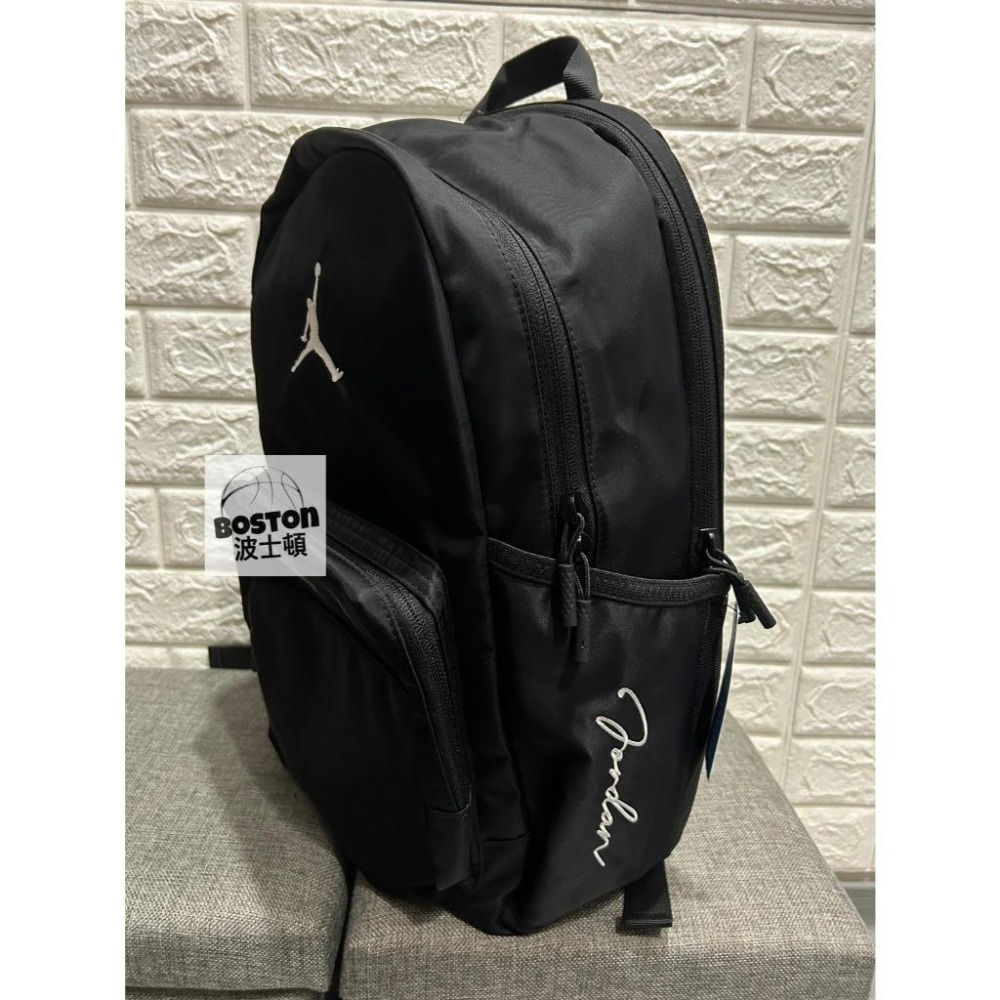 Jordan 喬丹 書包 背包 後背包 筆電包 運動包 雙肩包 筆電13＂ IB8467 黑 010 卡其 240-細節圖4