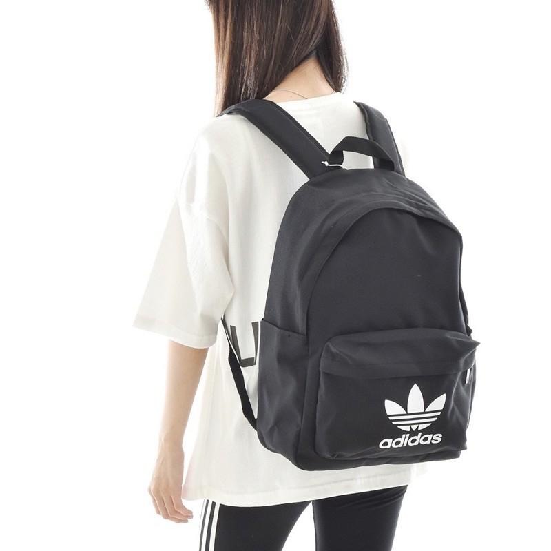 Adidas Backpack 三葉草 大LOGO 包包 後背包 背包 休閒包 雙肩包 書包 運動包 GD4556-細節圖7