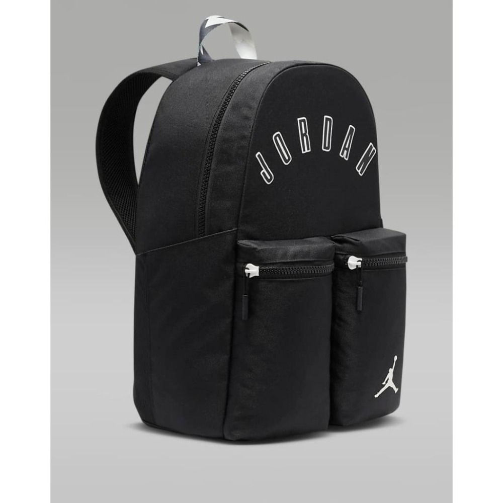 Nike Jordan 喬丹 背包 後背包 筆電包 鞋袋包 書包 運動 13＂電腦 FV2865 黑 010 紅 606-細節圖4