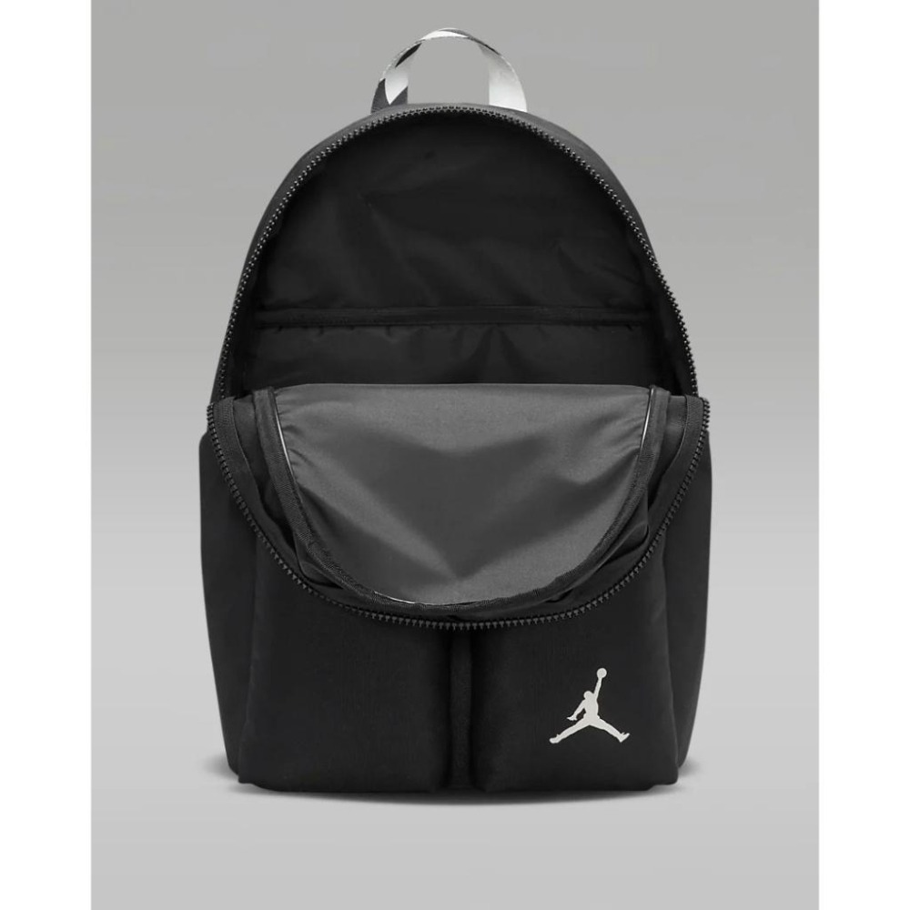 Nike Jordan 喬丹 背包 後背包 筆電包 鞋袋包 書包 運動 13＂電腦 FV2865 黑 010 紅 606-細節圖9