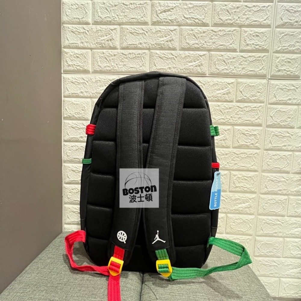 Jordan 後背包 書包 包包 雙肩 多隔層 筆電夾層 JD2343010AD-001 黑FZ1879-010-細節圖3
