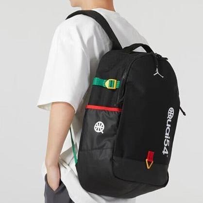 Jordan 後背包 書包 包包 雙肩 多隔層 筆電夾層 JD2343010AD-001 黑FZ1879-010-細節圖5