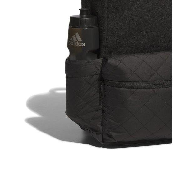 Adidas MUST HAVES SEASONAL 雙肩後背包 書包 包包 毛茸茸 爆黑 HY0250-細節圖7