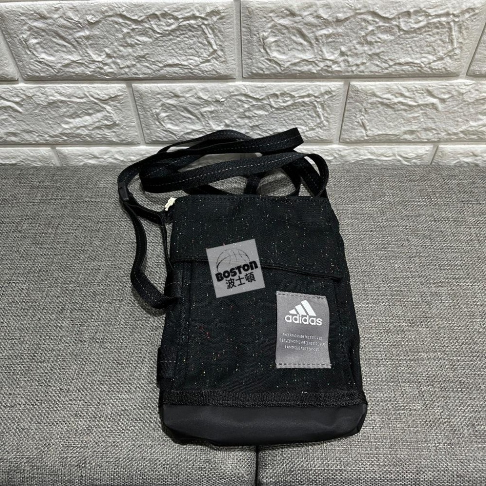 Adidas SMALL BAG 側背包 斜背包 隨身包 可調背帶 厚磅 小包 黑 IK4781 白 IK4782-細節圖3